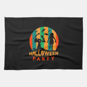 Halloween Vintages Halloween-Party Geschirrtuch