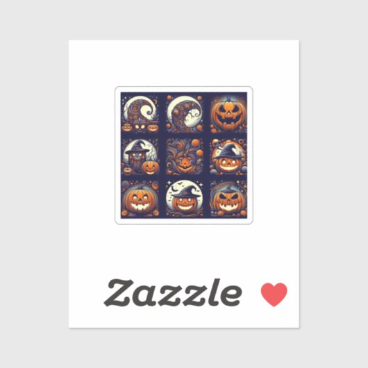 Halloween Vinyl Sticker (Blatt)