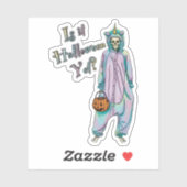 Halloween Vinyl Sticker, ist es Halloween? Aufkleber (Blatt)