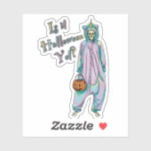 Halloween Vinyl Sticker, ist es Halloween? Aufkleber (Blatt)