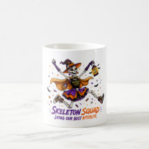 Halloween-VIP-Skelett-Truppe Grafik