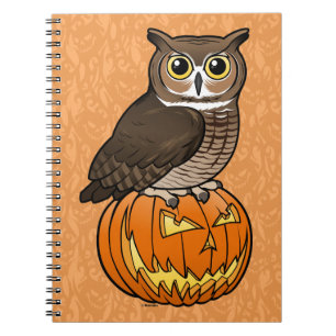 Halloween-Virginia-Uhu Notizblock