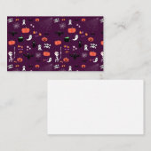 Halloween Visitenkarte (Vorne/Hinten)