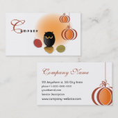 Halloween-Visitenkarte Visitenkarte (Vorne/Hinten)