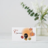 Halloween-Visitenkarte Visitenkarte (Stehend Vorderseite)