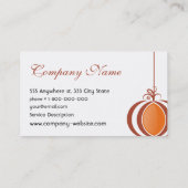 Halloween-Visitenkarte Visitenkarte (Rückseite)