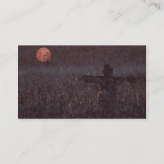 Halloween-Visitenkarten Visitenkarte (Vorderseite)