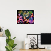 Halloween Vixens Poster (Heimbüro)