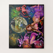 Halloween Vixens Puzzle (Vertikal)