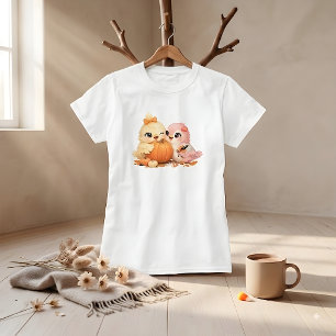 Halloween-Vogelfreunde-Damen-T-Shirt T-Shirt