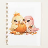 Halloween-Vogelfreunde-Wochenplaner Planer (Vorderseite)