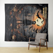 Halloween-Vogelscheuche hängend Wandteppich (Beispiel (Horizontal))