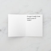 Halloween-Vogelscheuche Karte (Innenseite)