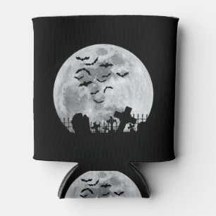 Halloween Vollmond Friedhof Grabstätte Gruselige F Dosenkühler