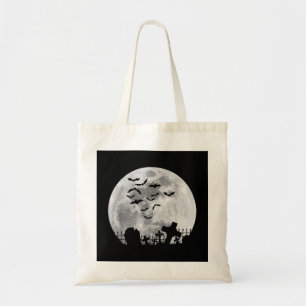 Halloween Vollmond Friedhof Grabstätte Gruselige F Tragetasche