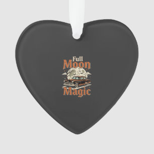 Halloween Vollmond Magie Vintage Auto Ornament