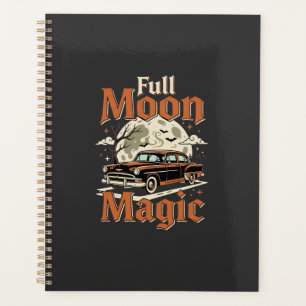 Halloween Vollmond Magie Vintage Auto Planer