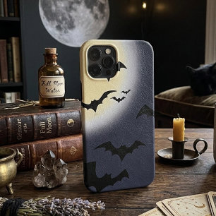 Halloween Vollmond mit Fledermäusen Case-Mate iPhone Hülle