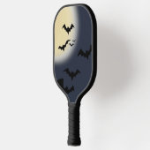 Halloween Vollmond mit Fledermäusen Pickleball Schläger (Links)