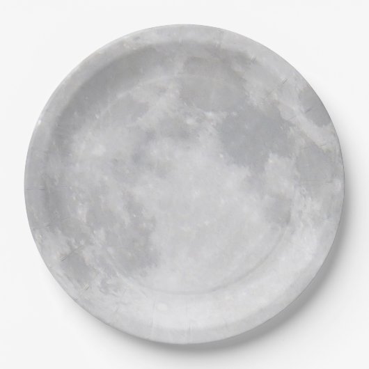 Halloween Vollmond Pappteller (Vorderseite)