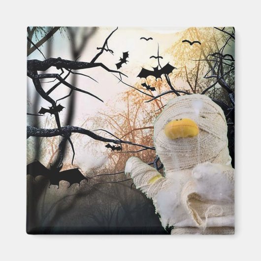 Halloween von Mama und Fledermäusen Magnet (Vorne)