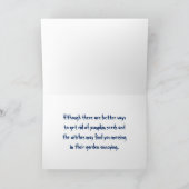 Halloween-Vorkehrungskarte Karte (Innenseite)