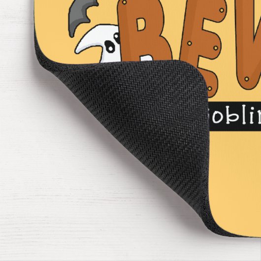 Halloween Vorsicht vor T - Shirt und Geschenken Mousepad (Ecke)