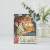 Halloween-Vorsichtsmaßnahmen Postkarte (Stehend Vorderseite)