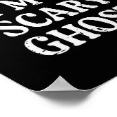 Halloween Vortäuschen Ich Beängstigend Ghost Funny Poster (Ecke)