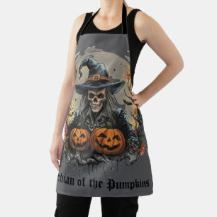 Halloween, Wächter der Kürbisse, Totenkopf, Kürbis Schürze