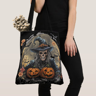 Halloween, Wächter der Kürbisse, Totenkopf-Kürbiss Tasche