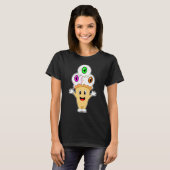 Halloween-Waffeleis T-Shirt (Vorne ganz)