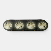 Halloween-Wald, Fledermäuse, Landschaft Skateboard (Horizontal)