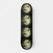 Halloween-Wald, Fledermäuse, Landschaft Skateboard (Vorne)