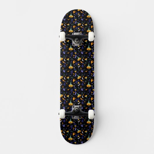 Halloween-Waldskateboard Skateboard (Vorderseite)
