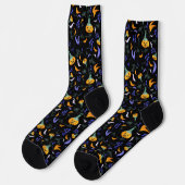 Halloween-Waldsocken #2 Socken (Linkes Detail)