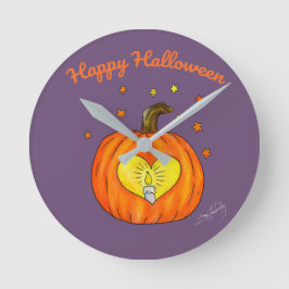 Halloween Wall Clock Runde Wanduhr