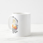 Halloween Wandern Funny Wiker Nature Lover Camping Kaffeetasse (Vorderseite Links)
