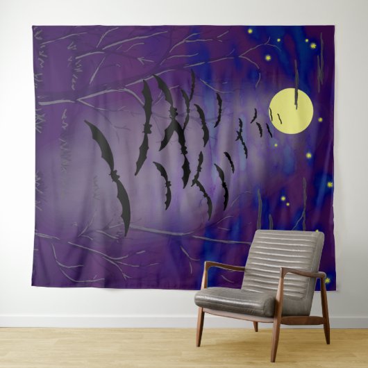 Halloween Wandteppich (Beispiel (Horizontal))