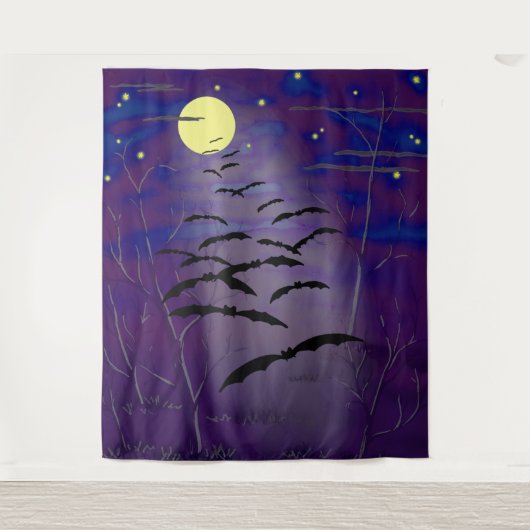 Halloween Wandteppich (Vorderseite)