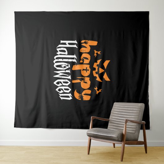 Halloween Wandteppich (Beispiel (Horizontal))
