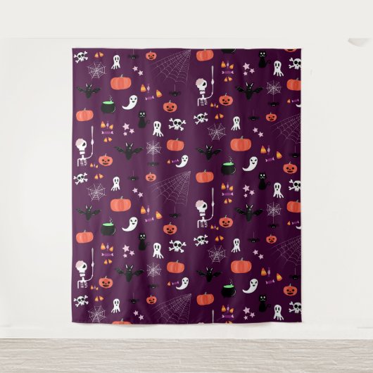 Halloween Wandteppich (Vorderseite)