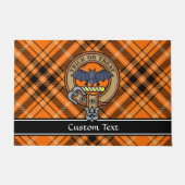 Halloween Wappen über Tartan Doormat Fußmatte (Vorderseite)