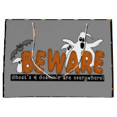 Halloween Warn große Geschenktasche Große Geschenktüte (Vorderseite)