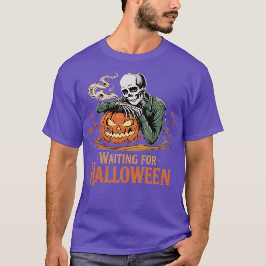 Halloween warten T-Shirt (Vorderseite)