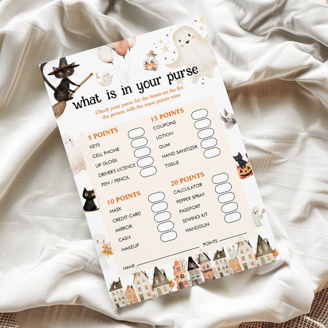 Halloween, was in Ihrem Pursuit Baby Shower Game i (Von Creator hochgeladen)