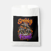 Halloween-Waschbären Gruselig Wild Geschenktütchen (Vorderseite)