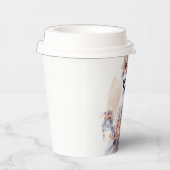 Halloween Wassercolor Skelettpapier Pappbecher (Rechts)