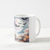 Halloween Wasserfarbe Kaffeetasse (VorderseiteRechts)