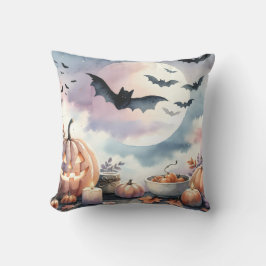 Halloween Wasserfarbe Kissen